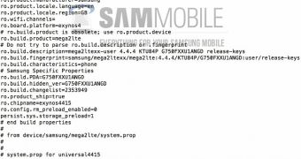 Samsung Galaxy Mega 2 official firmware