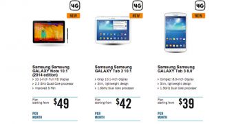 Three new Samsung tablet models arrive at Optus