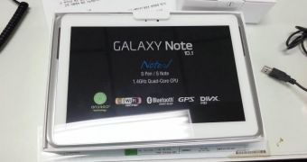 Samsung Galaxy Note 10.1 Tested, Photographed