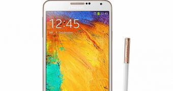 White Rose Gold Samsung Galaxy Note 3 emerges in Germany