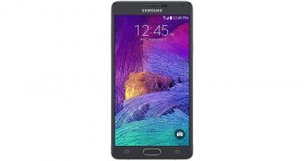 Samsung Galaxy Note 4 Developer Edition (front)