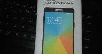 Samsung Galaxy Note 4 retail box