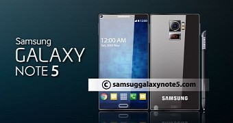 Samsung Galaxy Note 5 concept