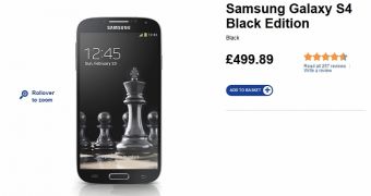 Samsung Galaxy S4 Black Edition arrives in the UK