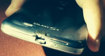 Damaged Galaxy S4