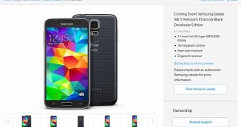 Samsung Galaxy S5 Developer Edition coming soon at Verizon
