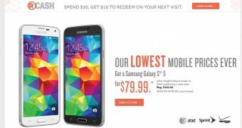 Samsung Galaxy S5 sees price cut at Radio Shack