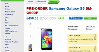 Samsung Galaxy S5 at Clove UK