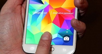Samsung Galaxy S5 fingerprint scanner