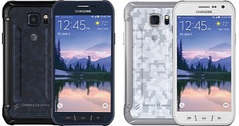 Samsung Galaxy S6 Active (black & white)
