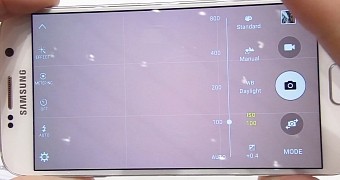 Camera app on Samsung Galaxy S6