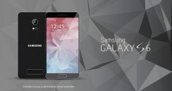 Samsung Galaxy S6 concept in black