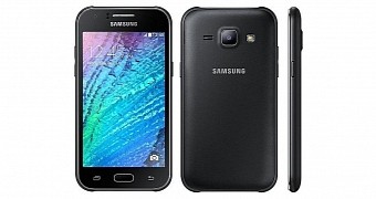Samsung Galaxy J1 in black