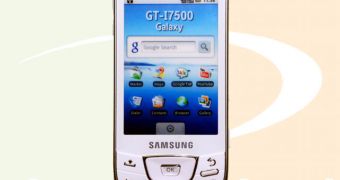 Samsung Galaxy in white