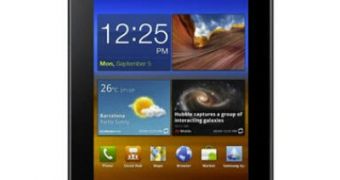 Samsung Galaxy Tab 7.0 Plus (front)
