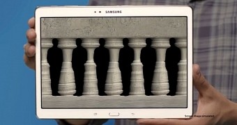 Samsung Galaxy Tab S Is So Good You Won’t Fall for Optical Illusions Anymore – Video
