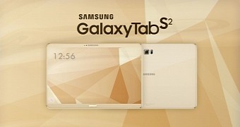 Samsung Galaxy Tab S2 front and back