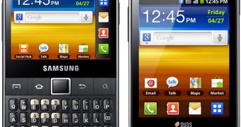 Samsung Galaxy Y Pro DUOS and Galaxy Y DUOS