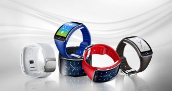 Samsung Gear S with color straps