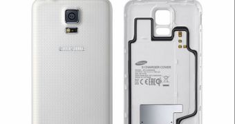 Galaxy S5 wireless charging cover