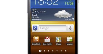 Samsung Galaxy S II LTE (front)
