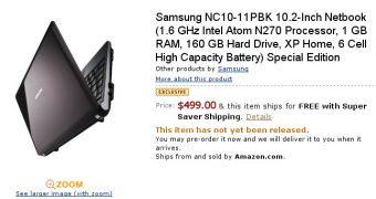 Samsung NC10 netbook packs new 6-cell battery