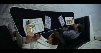 Scene from the 1969 classic: 2001 A SPACE ODYSSEY