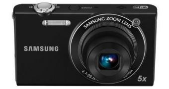 The new SH100 Wi-Fi digital camera from Samsung
