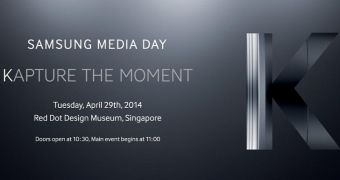 Samsung Galaxy K press invitation