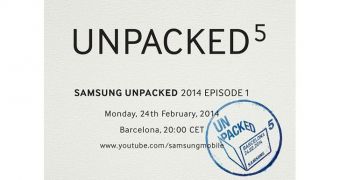 Samsung Unpacked 5 Episode 1 invitation