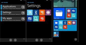 Samsung's App Folder for Windows Phone 8