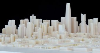 3D printed San Francisco