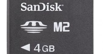 SanDisk Announces 4GB Memory Stick Micro M2 Cards