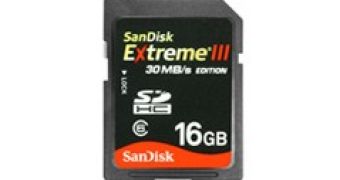 SanDisk's new Extreme III SDHC 30MB/s Edition card