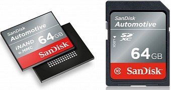 SanDisk automotive NAND storage devices