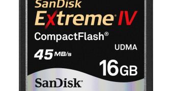 New SanDisk 16 GB Extreme IV CF card