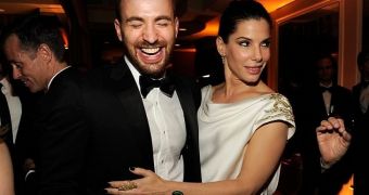 Reports say Sandra Bullock is dating Chris Evans, she says they’re already married and getting a divorce