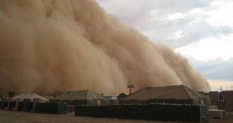 Massive sandstorm raging through Iraq