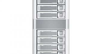 Sans Digital MobileSTOR MS8X6 SAS expander with support for 6Gbps SAS or SATA drives