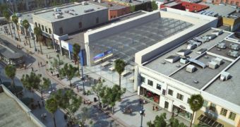 Rendering of Apple's forthcoming 'Glass House' in Santa Monica