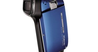 The new Sanyo Xacti E2 digital camcorder