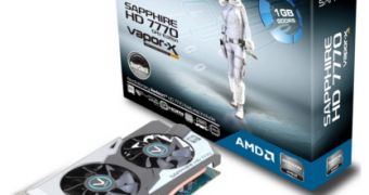 Sapphire Launches Radeon HD 7770 Vapor-X Pre-overclocked Video Card