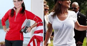 Side by side comparison seems to hint that Mrs. Sarah Palin underwent surgery for a larger cup size