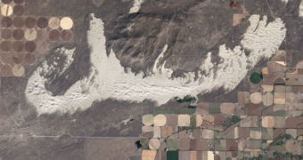 Image showing the sand dunes in Idaho's Snake River valley
