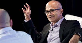 Nadella says he wants to stay at Microsoft and continue improving the cloud business
