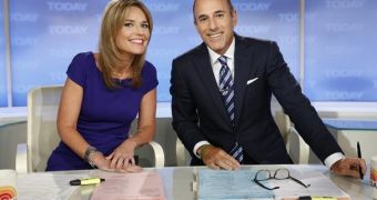 Savannah Guthrie makes debut as co-anchor on Today with Matt Lauer