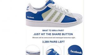 Scammers offer Facebook-branded Adidas shoes