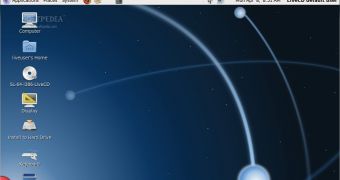 Scientific Linux Live CD desktop