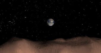 This is view of how Earth would look like from its second moon