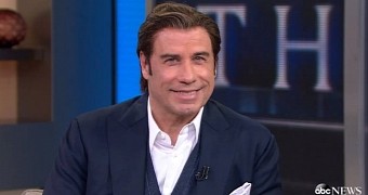 John Travolta praises the Church of Scientology during promo appearance for “The Forger”